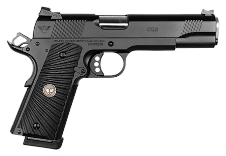 [811826025357] Wilson Combat CQBFS45 CQB  45 ACP 8+1 5" Full Size Carbon Steel Slide G10 Starburst Grip