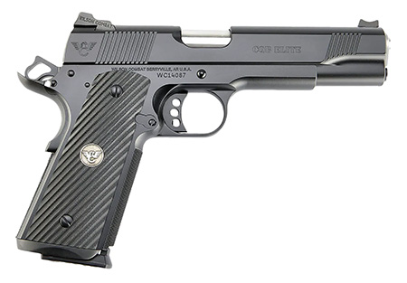 [810025508500] Wilson Combat CQBEFS-5 CQB Elite 45 ACP 8+1 5" Black Armor Stainless Steel G10 grip
