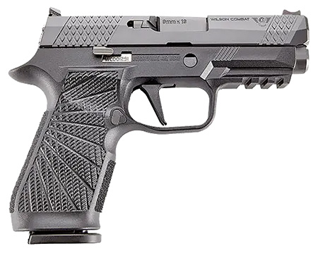 [810025506605] Wilson Combat SIGWCP320C9BATS P320 Carry 9mm 3.90" Black DLC Serrated Stainless Steel Slide