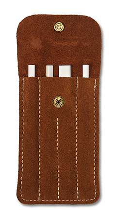 [716104640508] Spyderco 400F File Set  Ceramic Sharpener Fine White/Includes Leather Case