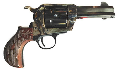 [814230101334] Cimarron PP346MALO2 El Malo 2 45 Long Colt 3.50" 6 Shot Color Case Hardened Octagon Barrel, Color Case Hardened Frame, Smooth Walnut Grip