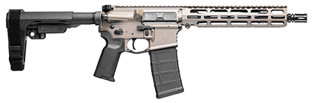 [810155166182] Vktr Industries V31100916618 VK-1  Forged 5.56 NATO 10.50" SBA3 Brace Flat Dark Earth