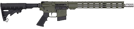 [702458690573] Great Lakes Firearms GL15350SSODG16 GLFA  350 Legend 5rd 18" Stainless Threaded Barrel, OD Green Cerakote Picatinny Rail Aluminum Receiver, M-LOK Handguard, Black Synthetic Stock, Mil-Spec Grip