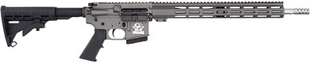[702458691143] Great Lakes Firearms GL15350SSTNG16 GLFA  350 Legend 5+1 18" Stainless Threaded Barrel, Tungsten Cerakote Picatinny Rail Aluminum Receiver, M-LOK Handguard, Black Synthetic Stock, Mil-Spec Grip