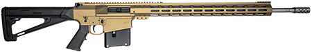 [638457793086] Great Lakes Firearms GL10LA65PRCSSBRZ GLFA  6.5 PRC AR-10 5+1 24" Stainless Steel Black