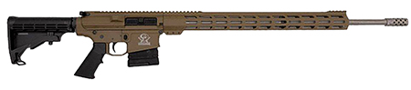 [638457792553] Great Lakes Firearms GL10243SSBRZ GLFA  243 Win 5+1 24" Stainless Threaded Barrel, Picatinny Rail Aluminum Receiver, Adjustable Black Synthetic Stock, Mil-spec Polymer Grip