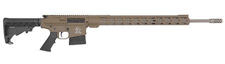 [638457792560] Great Lakes Firearms GL10243SSFDE GLFA  243 Win 5+1 24" Stainless Threaded Barrel, Flat Dark Earth Cerakote Picatinny Rail Aluminum Receiver, Adjustable Black Synthetic Stock, Mil-spec Polymer Grip