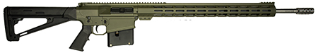 [638457792577] Great Lakes Firearms GL10243SSODG GLFA  243 Win 5+1 24" Stainless Threaded Barrel, OD Green Cerakote Picatinny Rail Aluminum Receiver, Adjustable Black Synthetic Stock, Mil-spec Polymer Grip