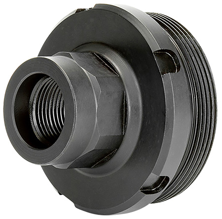 [689396837508] Griffin Armament DT1375X24-5/8X24  Thread Adapter 5/8"x24 17-4 Stainless Steel Nitride Black