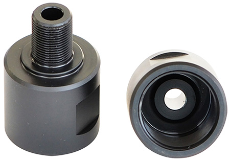 [791154082249] Griffin Armament 24MM1228A Suppressor Mount Thread Adapter 1/2"x28 Melonite QPQ Black