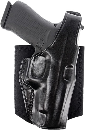 [601299027596] Galco AG800RB Ankle Glove Holster Black Neoprene Compatible w/ Glock 43 Right