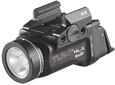 [080926695047] Streamlight 69504 TLR-7 HL-X SUB USB  Black 6000 Series Aluminum Sig P365/XL 1000 Lumens