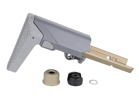 [850000857704] Q LLC ACCHBSTOCKASSEMBLY Honey Badger Stock Assembly Gray