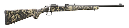 [736676074211] Ruger 7421 77/357  357 Mag 5+1 18.50" Blued Threaded Barrel, Blued Integral Scope Mount Steel Receiver, Fixed Kryptek Obskura Nox Camo Synthetic Stock, Thread Protector