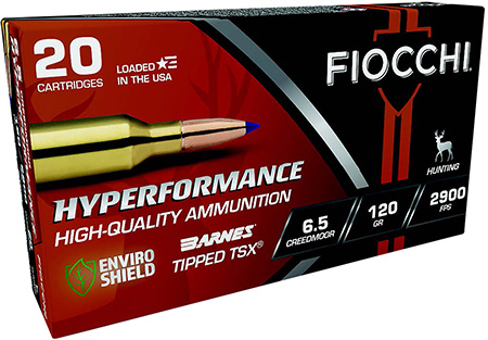 [762344713779] Fiocchi 65CMTTSX Hyperformance  6.5Creedmoor 120gr Barnes Tipped TSX 20 Per Box/10 Case