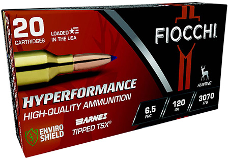 [762344713618] Fiocchi 65PRCTT Hyperformance  6.5PRC 120gr Barnes Tipped TSX 20 Per Box/10 Case