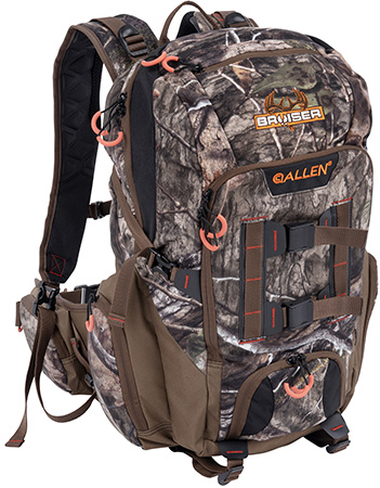 [026509027300] Allen 19175 Gear Fit Daypack Brown/Mossy Oak