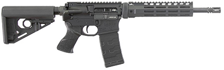 [810143182958] Larue Tactical LT1555612MLOK LT15  MLOK 5.56 30+1 12" Stealth Barrel Black Right Hand
