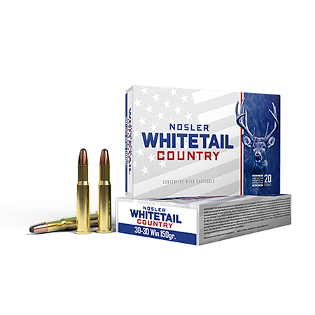 [054041401357] Nosler 40135 Whitetail Country  30-30Win 150gr Spitzer Boat Tail 20 Per Box/10 Case