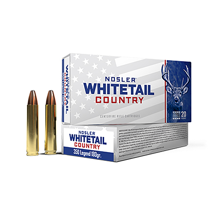 [054041401302] Nosler 40130 Whitetail Country  350Legend 180gr 20 Per Box/10 Case