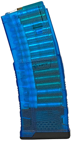 [810099435474] Mission First Tactical EXDPM556TB EXD  30rd 5.56 Fits AR/M4 Translucent Blue