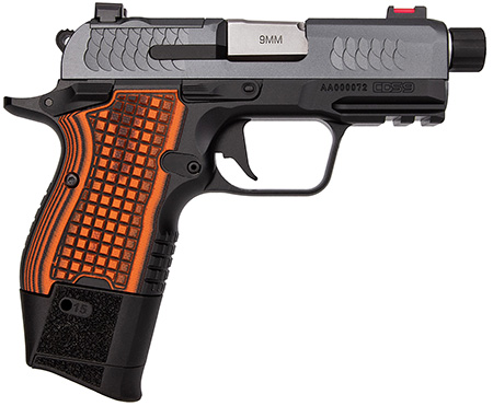 [669278360041] Kimber Mfg.,inc 3600004 CDS9  9mm 15rd 3.64" Black KimPro II Optic Ready Stainless Steel Slide Gray KimPro II G10 Grip