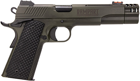 [669278304663] Kimber Mfg.,inc 3000466 Rampart  45 ACP 8+1 5" Cerakote Stainless Steel Slide G10 Grip
