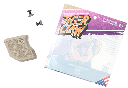 [860010992654] Die Free Co Llc TCMLOKFDE Tiger Claw  Flat Dark Earth Nylon