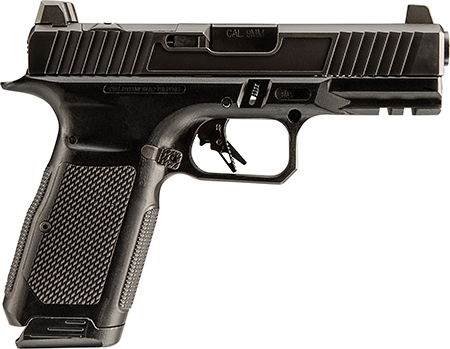 [4806015566113] Rock Island 566119mm Luger 17+1 4.49" Black Barrel,  Black PVD Coating Slide, Black Anodized Frame, Black Aluminum Grip