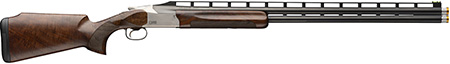 [023614855194] Browning 0183244002 Citori 825 Trap 12 Gauge Break Open 2.75" 2rd 32" Polished Blued Over/Under Vent Rib Barrel, Silver Nitride Stainless Steel Receiver, Monte Carlo Comb Gloss Black Walnut Stock