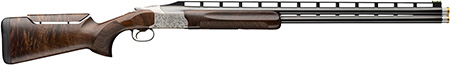 [023614860662] Browning 0183504002 Citori 825 Pro Trap 12 Gauge Break Open 2.75" 2rd 32" Polished Blued Over/Under Vent Rib Barrel, Silver Nitride Stainless Steel Receiver, Adj Comb Gloss Black Walnut Stock