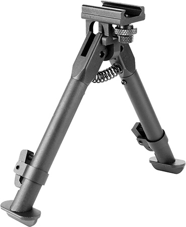 [815879011176] Aim Sports BPARSS AR Handguard Rail Bipod Black Hardcoat Anodized 6.5-9" Steel/Aluminum