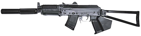 [850028892374] Riley Defense Inc RAK102KRINKCANCA Krink Can *CA Compliant 7.62x39mm 10+1 8.50" Black Nitride Threaded Barrel, Fixed Black Metal Stock, Black Polymer Stock, Pinned Faux Can
