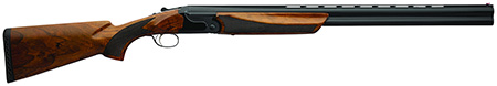 [805380094779] Charles Daly 930395 202E  20 Gauge Break Open 3" 2rd 26" Black Over/Under Vent Rib Barrel, Black Engraved Steel Receiver, Fixed w/Pistol Grip Walnut Stock