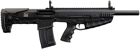 [8053800948159] Charles Daly 930409 N4S Bullpup 12 Gauge Semi-Auto 3" 5+1 18.50" Matte Black Steel Barrel, Matte Black Aluminum Receiver w/Picatinny Rail, Adj Comb Synthetic Stock, Black Grip