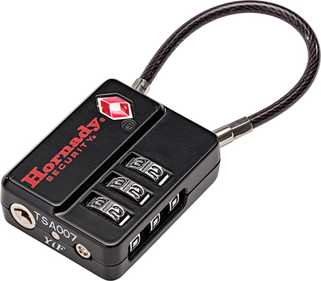 [090255960235] Hornady 96023 Flex Micro TSA Lock Open w/ Combination Black Aluminum
