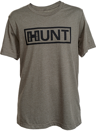 [090255726817] Hornady 99605XXL Hunt T-Shirt OD Green Tri-Blend Short Sleeve 2XL