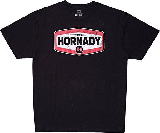 [090255726909] Hornady 99607XL Hornady T-Shirt Black Cotton Short Sleeve XL