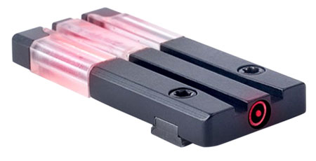 [840103157610] Meprolight USA 631303408 FT Bullseye Rear Sight Red Tritium FO/Black Frame Fits Remington R1, Dovetail Mount