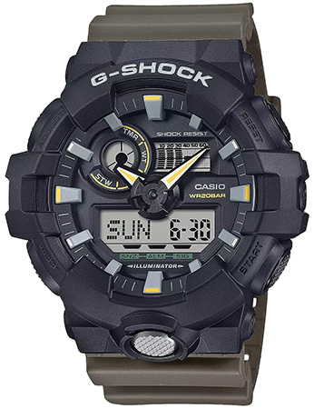 [889232379371] GSHOCK GA100TU1A3CR  ANLG-DIGTL                GRN