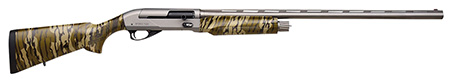 [643477865378] Gforce Arms GFTWO1228MO1 Two  12 Gauge Semi-Auto 3" 28" Matte Gray Vent Rib Barrel, Matte Gray Receiver, Adj Shim Mossy Oak New Bottomland Synthetic Stock