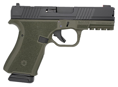 [697067875124] Black Rain Ordnance FL9MMODBLK   Compact Frame 9mm 15+1 4" Stainless Steel Slide