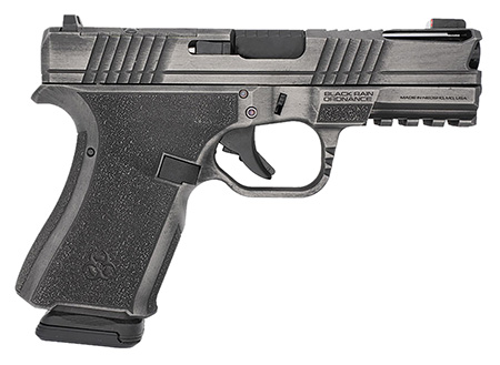 [697067875063] Black Rain Ordnance FLP9MMGMGB   Compact Frame 9mm 15+1 4" Stainless Steel Slide