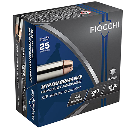 [762344710587] Fiocchi 44XTP25 Hyperformance  44RemMag 240gr Hornady XTP Hollow Point 25 Per Box/20 Case