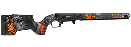 [616054070601] Mdt Sporting Goods Inc 114482HOG   Orange/Gray Foam Filled Carbon Fiber Fits Remington 700