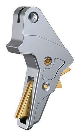 [764046031113] Tyrant CNC TDMPTRIGFSCGREY/GOLD   Gray Fits S&W M & P Full-Size  &  Compact