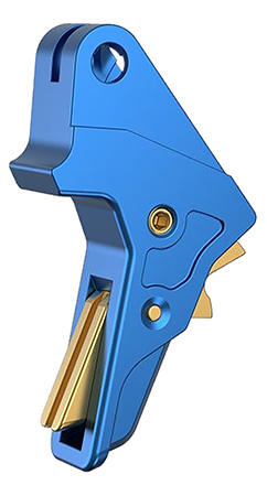 [764046031137] Tyrant CNC TDMPTRIGFSCBLUE/GOLD   Blue Fits S&W M & P Full-Size  &  Compact