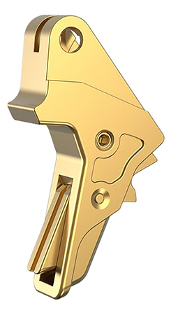 [764046031144] Tyrant CNC TDMPTRIGFSCGOLD/GOLD   Gold Fits S&W M & P Full-Size  &  Compact
