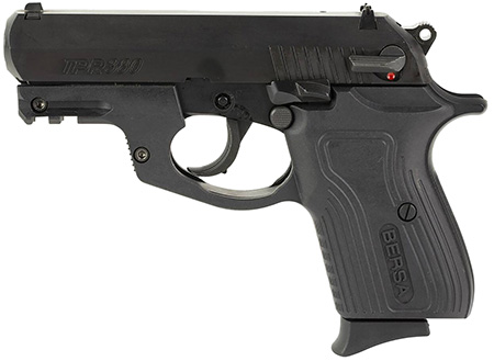 [810083200118] Bersa TPR380M TPR  Compact Frame 380 ACP 8+1 3.50" Black Barrel, Matte Black Steel Serrated Slide, Matte Black Frame, Right Hand