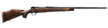 [747115440887] Weatherby MDX01N65CMR2O Mark V Deluxe 6.5 Creedmoor 4+1 22" High Gloss Fluted Barrel, High Gloss Blued Drilled  &  Tapped Stainless Steel Receiver, Fixed Gloss Walnut  Stock